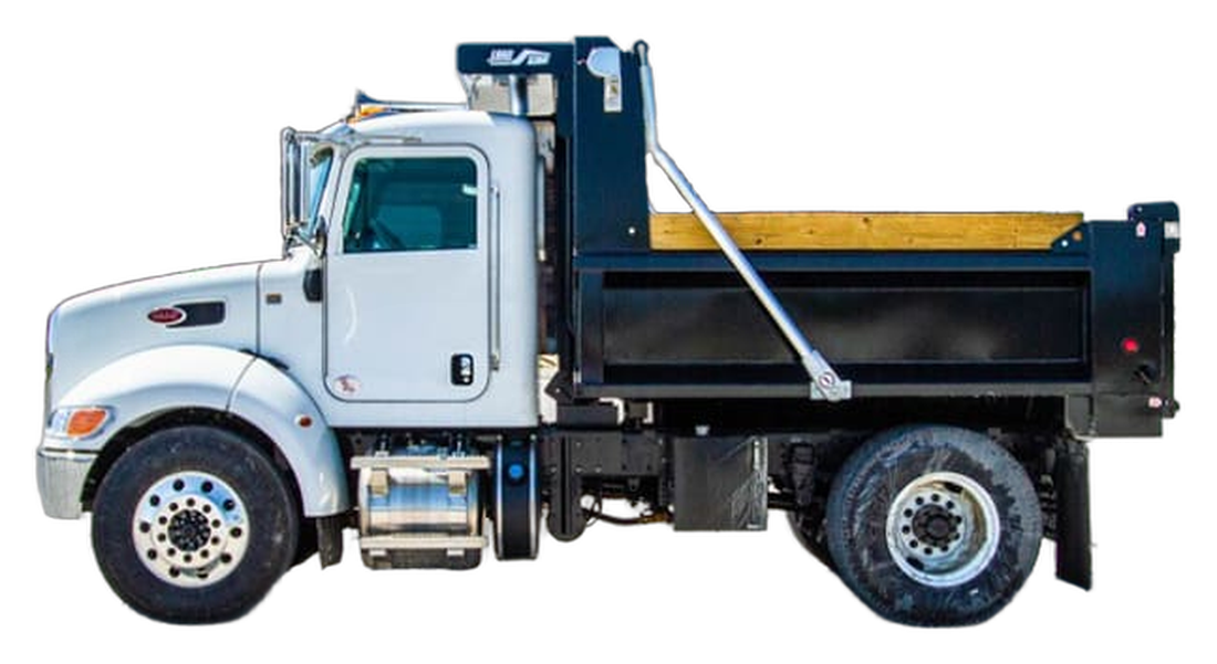 10-yard Peterbilt dump truck