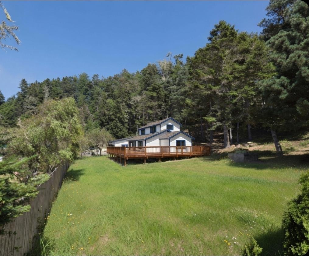 44771 Jackson Street, Mendocino — exterior with deck